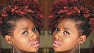 How To Install Big Chop Clip Ins On Short Natural Hair Collab W/Kays Ways
