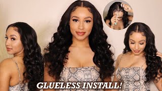 Detailed Glueless Wig Install! | Beginner Friendly | Natural Looking Hairline| Luvme Hair
