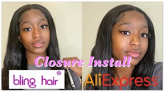 Closure To Frontal  | Bling Hair 6X6 Closure Wig Review And Install‼️ | Grace Magerz |