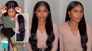 Quick & Easy Invisible Lace Closure Wig Install For Any Skill Level! No Baby Hair/Glue! Ft Unicehair
