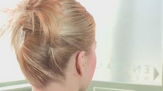 How To Put Short Hair In An Updo