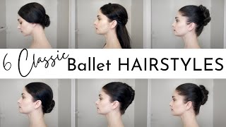 6 Ballet Hairstyles - High & Low Bun, Easy French Twist + Giselle/Juliet/Sugarplum | Kathryn Morgan