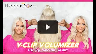 Introducing The New Hidden Crown Hair V-Clip