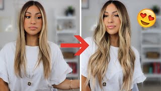 Amazon Halo Hair Extensions | First Impressions And Try On | Is It Worth It?
