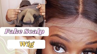 No Bald Cap| No Bleaching | Fake Scalp Frontal Wig | Hot Beauty Hair