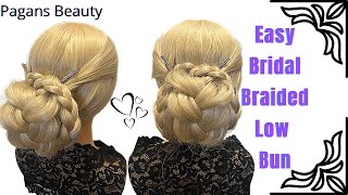  Easy Elegant Braided Hairstlye Updo | Bun | Pagans Beauty
