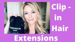 Cashmere Clip-In Hair Extensions; Have Longer, Fuller Hair In Minutes