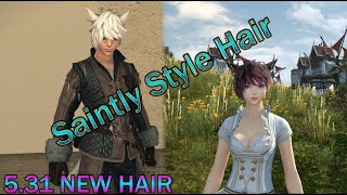 Ffxiv: 5.31 New Hairstyle - Saintly Style