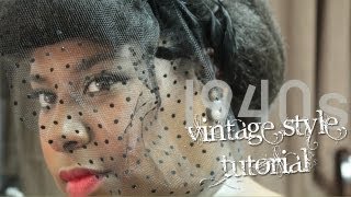 Natural Hair Tutorial - 2 Vintage Inspired Updos ❤ Mznaturallife