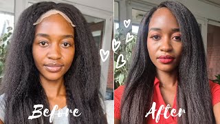 How To: 6X6 Closure Kinky Straight Wig 20 Inches Ft Asteria Hair *Details* | Martha'S Empire