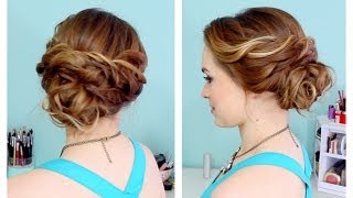 Quick Side Updo For Prom! (Or Weddings! :D)