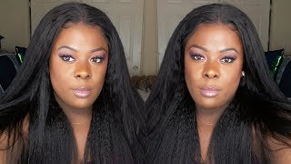 Number One Favorite Hair || Super Natural Kinky Straight Wig || Ft. Alipearl Hair