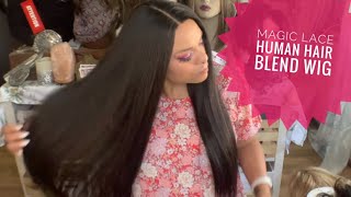 Human Hair Dupe?! Magic Lace Mldhs Wig | Natural Brown