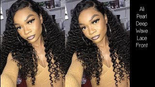Ali Pearl Deep Wave Lace Front Wig Unboxing/Review
