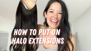 How To Wear Halo Extensions