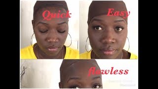 Quick And Easy Bald Cap Method! 10 Mins Easy And Lasting Way To Apply Your Lace Wigs