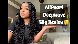 Perfect Wig For Beginners! Alipearl Deep Wave Hair Review + How To Bleach Your Knots!