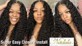 Easy 5X5 Closure Wig Install  | Nadula