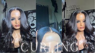 Curling & Layering Using T3 + How To Make Your Wig Flat | Christina M.
