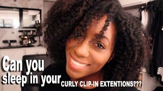 Can You Sleep In Your Clip-In Extentions?|Toallmyblackgirls| Beautycutright