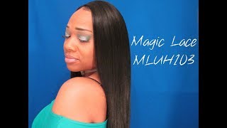 New Born Free Magic Lace Human Hair Blend U-Shape Lace Wig –* Mluh103* Divatress.Com