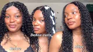 *Step By Step* Closure Wig Install | No Glue, No Equipment, Defined Curls Ft Luvme Hair