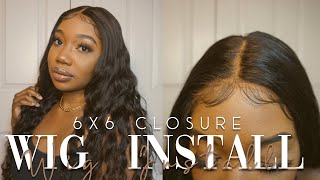 Beginner Friendly 6X6 Lace Closure Wig Install In 5 Minutes | Jada Simone