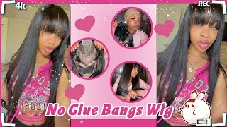 New Bang Lace Wig Reviewaffordable 2X6 Lace  Lace Closure Wig No Work Need In 5 Mins Ft.Ulahair