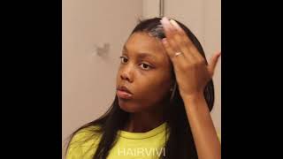 Amazing!! Why So Easy To Install A Wig?!| Hairvivi 13X6 Lace Frontal Wig With Clear Hairline #Shorts