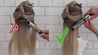 Flat Iron Curls. How To Do Curls With Straightener