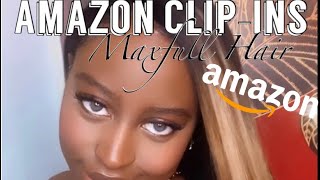 Amazon Clip-Ins | Maxfull Seamless Clip-Ins | Matches African American Hair