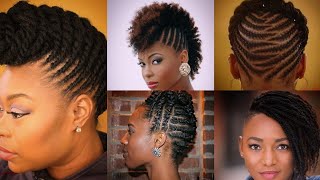 40 + Cute Natural Hairstyles For Black Women |Natural Twist, Flat Twist Hairstyles; 2022 Hairstyles