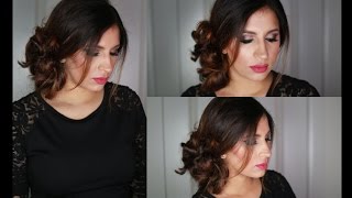 Simple And Quick Side Updo (5 Min)