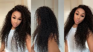 Easy And Quick Installation Of Glueless Frontal Lace Wig In One Minute  Ft. Hurelahair
