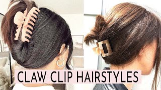 Easy Claw Clip Hairstyles For Long, Medium, And Short Hair