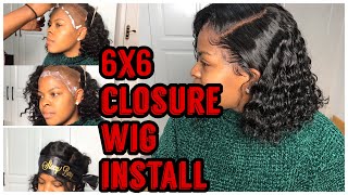 How To|Wear A 6X6 Closure Wig Like A Frontal . Beginners Friendly |Very Detailed Ft Sb Wigs (Mimi )