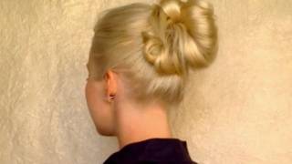5 Minute Updo For Everyday Top Knot Messy Bun School Hairstyles For Long Straight Hair Tutorial
