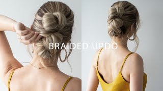 How To: Easy Updo ‍ Knotted Braid Hair Tutorial