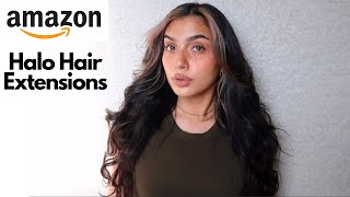 Moresoo Halo Hair Extensions | Affordable Amazon Hair Extensions
