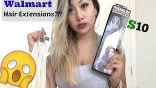 $10 Walmart Hair Extensions?!?