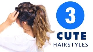 ★ 3 Cute Af Summer Hairstyles |  Girls Updo Hairstyle