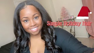 Quick Holiday Hair Style | Ft Amazon Hair Extensions