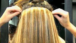 How To Apply Clip In Hair Extensions - I&K Quick Length Piece Hd