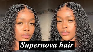 Best Curls Ever  5X5 Lace Closure Curly Wig Install Ft Supernova Hair| Karabo M