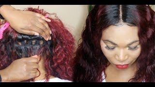 How To Make A Lace Closure Wig Tutorial| Glue Method| Ft. Mercy'S Hair Extensions