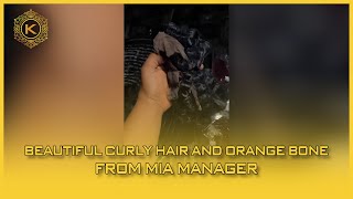 Vietnam Hair Review | Beautiful Curly Hair And Orange Bone From Mia Manager | K Hair Vietnam