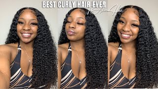 *The Ultimate Melt* Best Curly Hair Ever ! 5X5 Hd Closure Wig Install | Ft. Asteria Hair