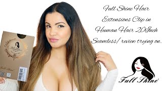 Full Shine Clip In Hair Extensions Amazon Hair