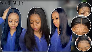 5X5 Closure Wig Install With Blunt Cut + Layers | Nabeauty Hair
