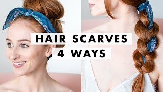 How To Wear Hair Scarves (Easy Hairstyles)